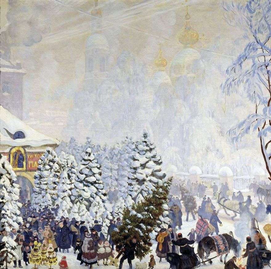 عيد الميلاد المفاوضة   بوريس Kustodiev