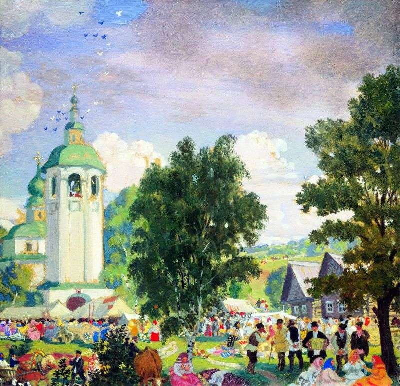 عطلة الريفية   بوريس Kustodiev