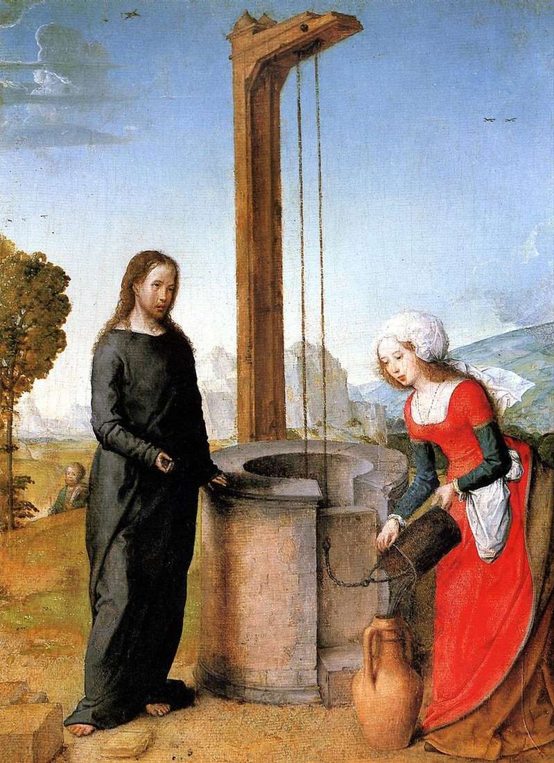 المسيح والمرأة السامرية   خوان دي فلاندز