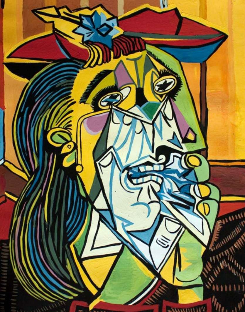 امرأة تبكي   بابلو بيكاسو