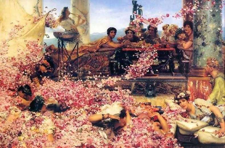 الورود Heliogabala   ألما Tadema لورانس