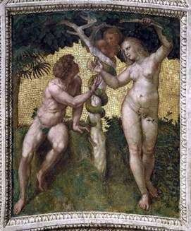 آدم وحواء   رافائيل سانتي