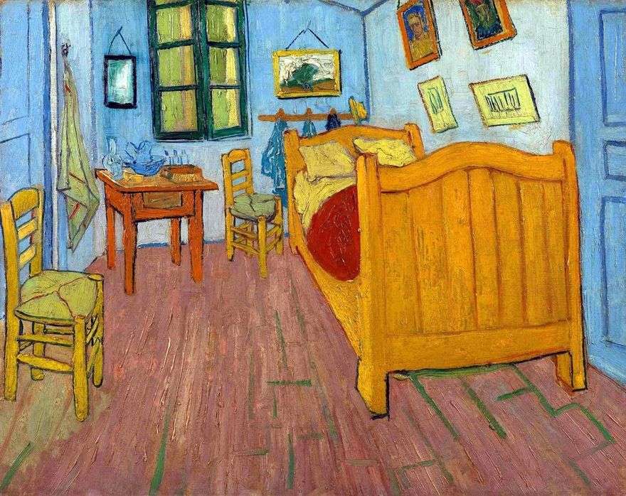 Vincents Bedroom in Arles (Van Goghs Bedroom)   فنسنت فان جوخ