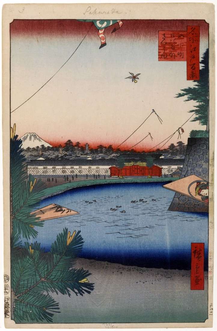محلية Hibiya في منطقة Soto Sakurada من حي Yamashita te Utagawa Hiroshige