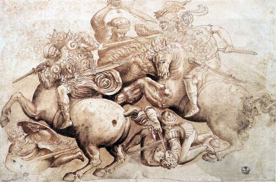 معركة Angiarian   ليوناردو دافنشي