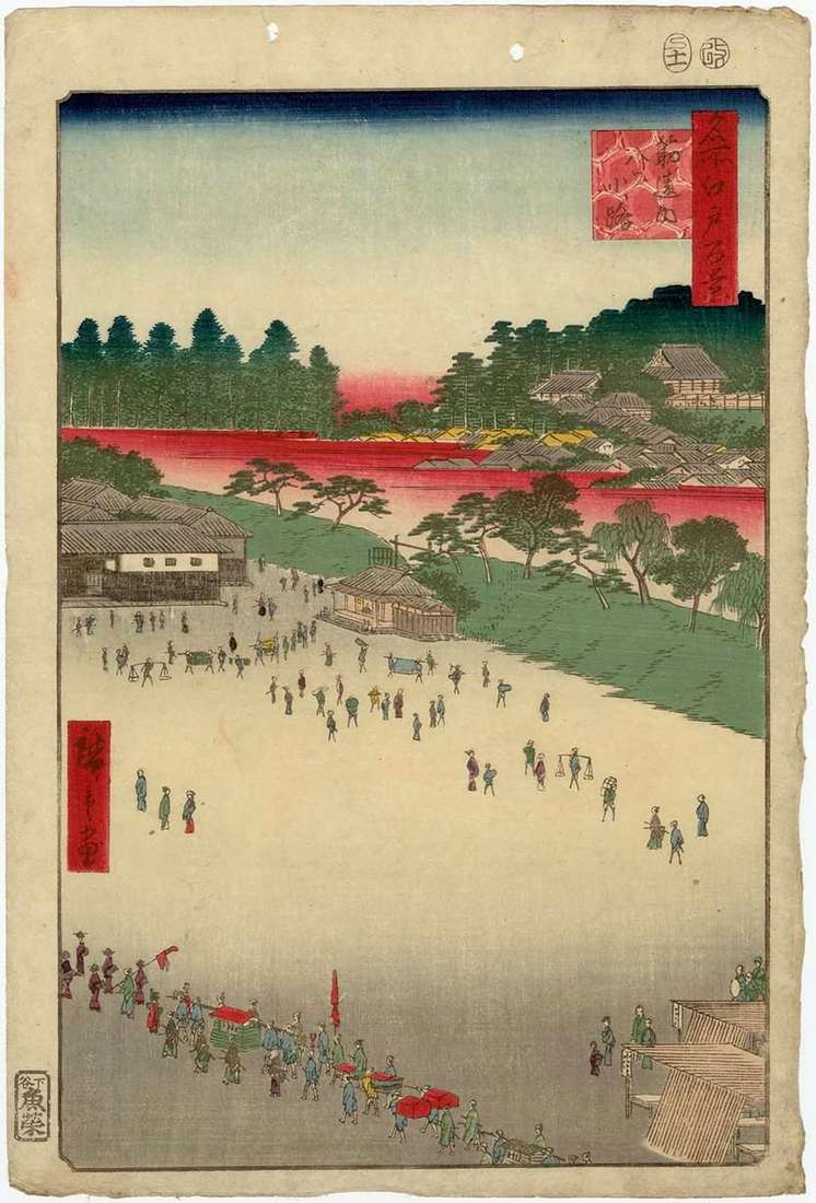 ساحة ثمانية شوارع من بوابة Sudzikai   Utagawa Hiroshige