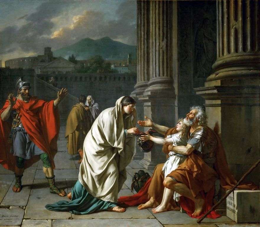 Belisarius التسول   جاك لويس ديفيد