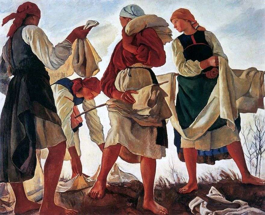 قماش التبييض   Zinaida Serebryakova