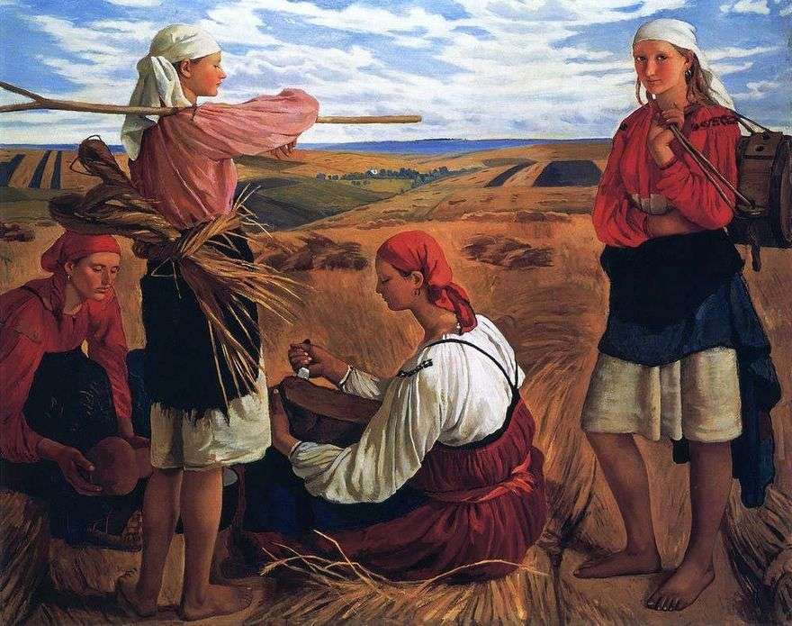 الحصاد   Zinaida Serebryakova