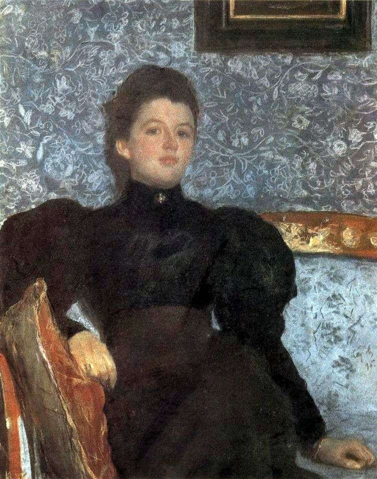 صورة لـ V. V. Musina Pushkina   Valentin Serov