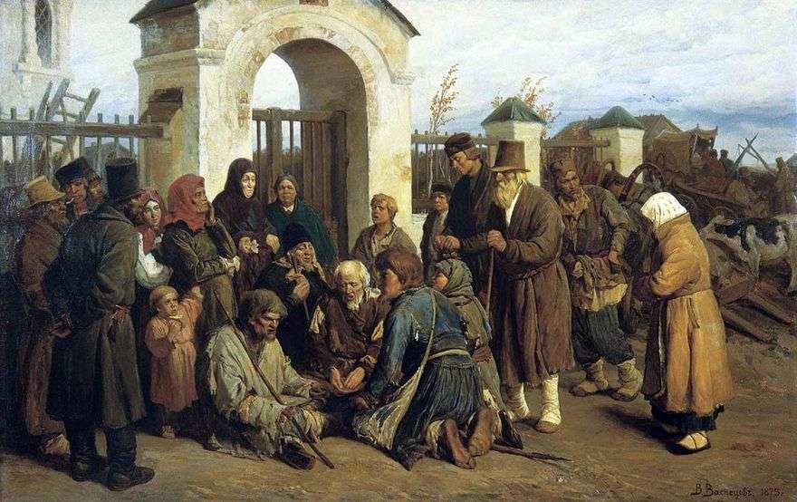 المتسولين المطربين (الحجاج)   فيكتور Vasnetsov