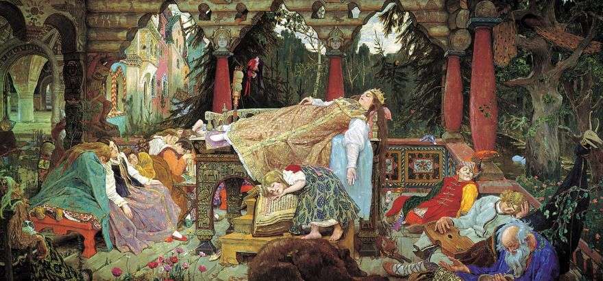 حكاية الأميرة النائمة   فيكتور Vasnetsov