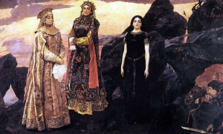 ثلاث أميرات من العالم السفلي   فيكتور Vasnetsov