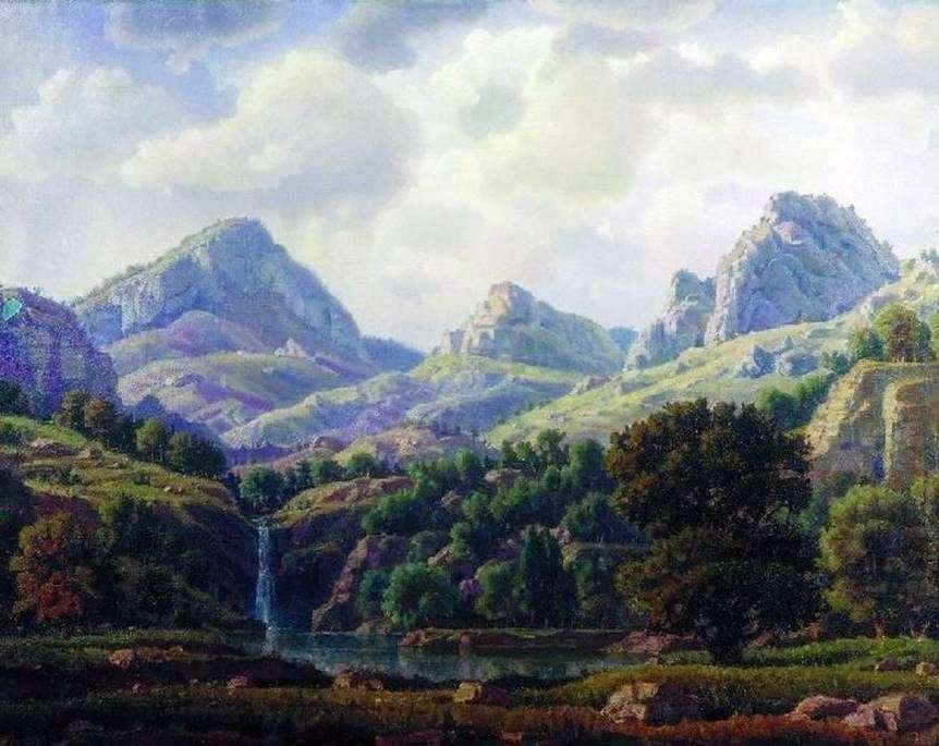 المناظر الطبيعية الجبلية   كونستانتين Bogaevsky