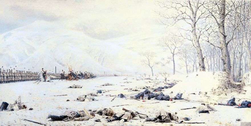 شيبكا Sheinovo. Skobelev تحت Shipka   فاسيلي Vereshchagin