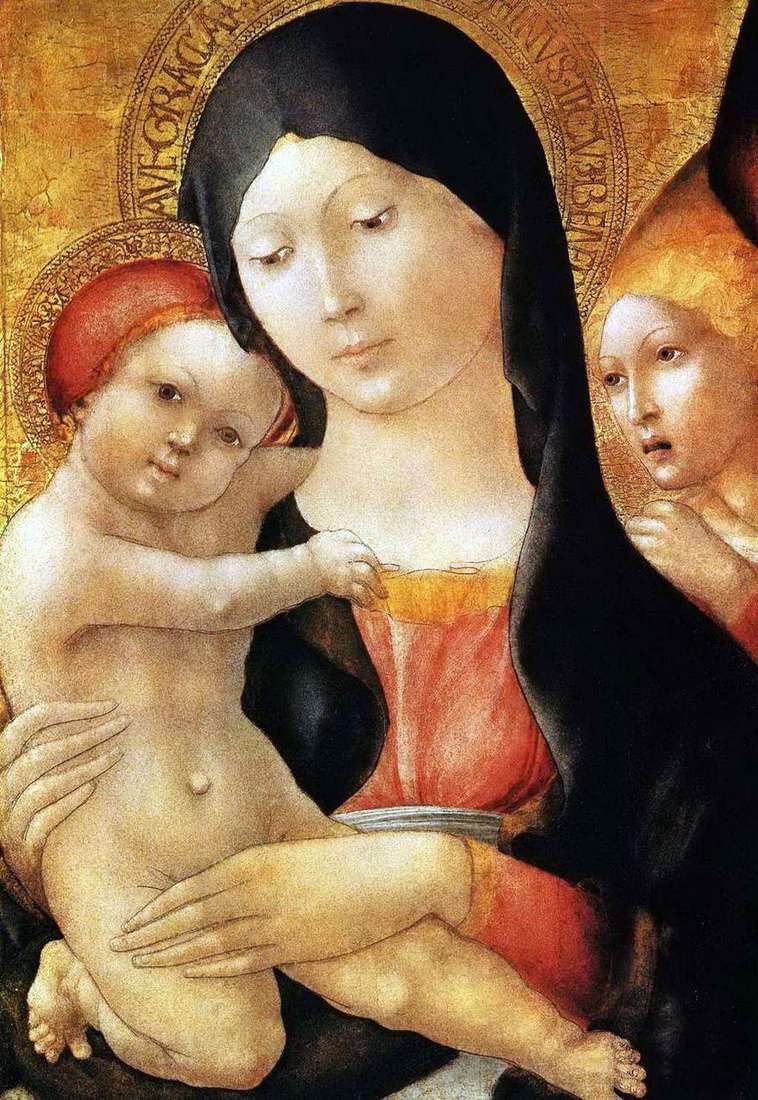 مريم مع الطفل والملاك   ليبرال دا فيرونا