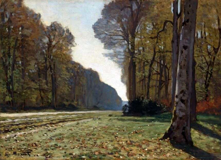 Road to Bass Bro، Fontainebleau   Claude Monet