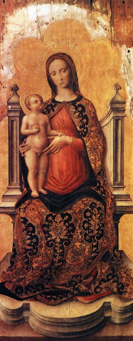 ماريا مع الطفل على العرش   أنطونيو فيفاريني