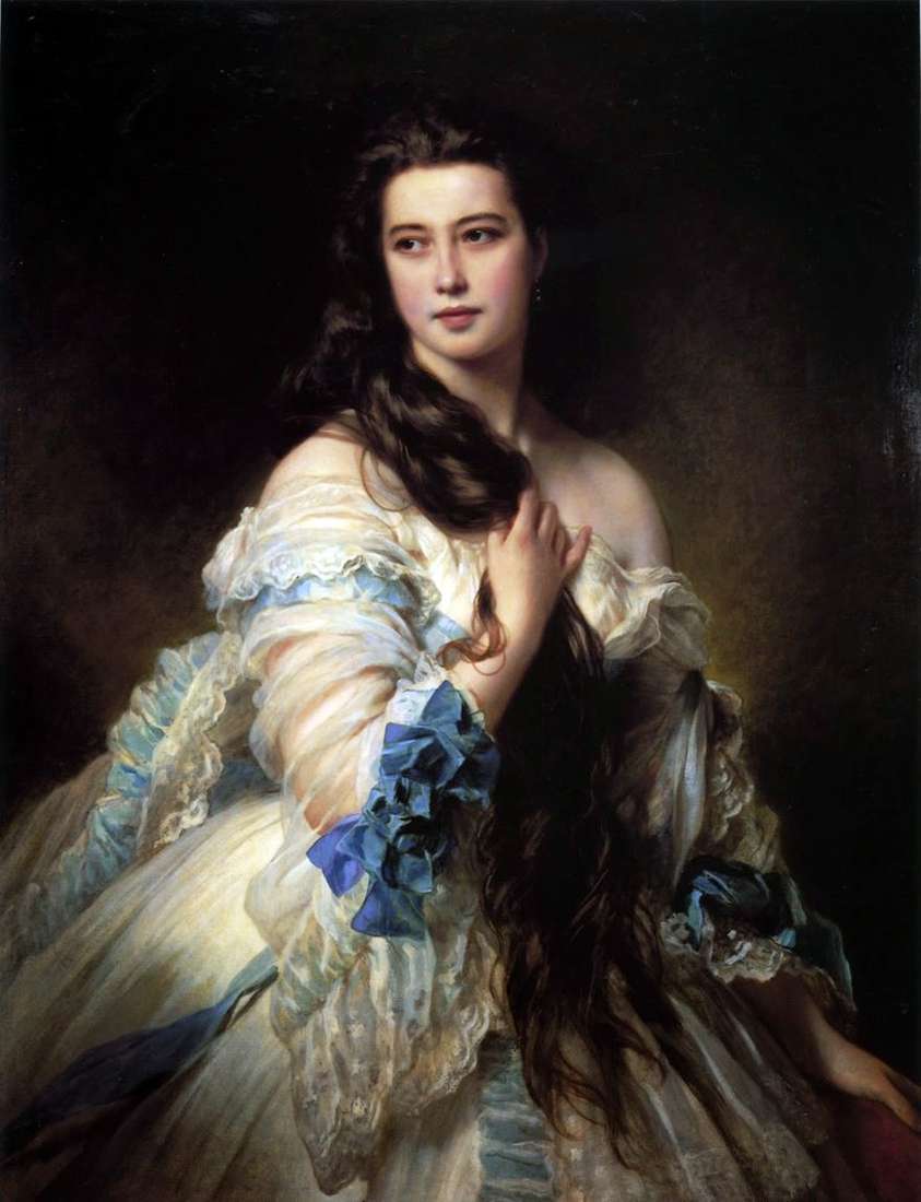 صورة لـ V. D. Rimskaya Korsakova   Franz Xaver Winterhalter