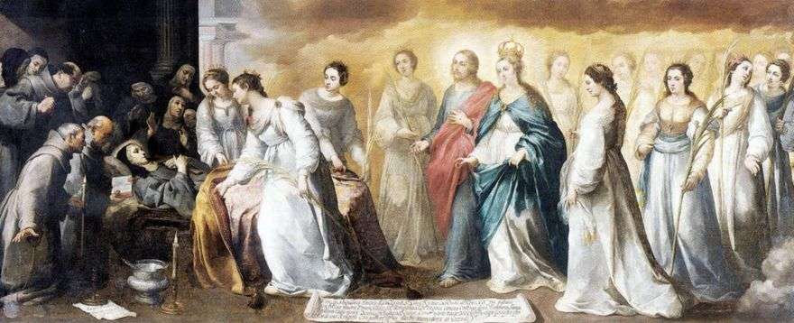وفاة القديسة كلارا   بارتولوم إستيبان موريللو